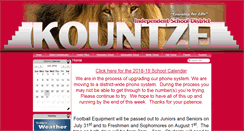 Desktop Screenshot of kountzeisd.org